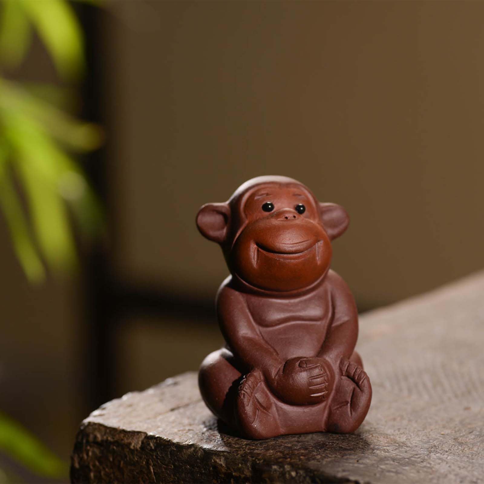 Amazon.co.jp: かわいい 猿の置物 4匹セット インテリア雑貨 風水