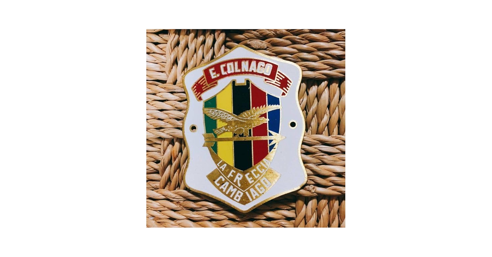 Amazon.co.jp: HEADBADGE COLNAGO LA FRECCIA REPRODUCTION