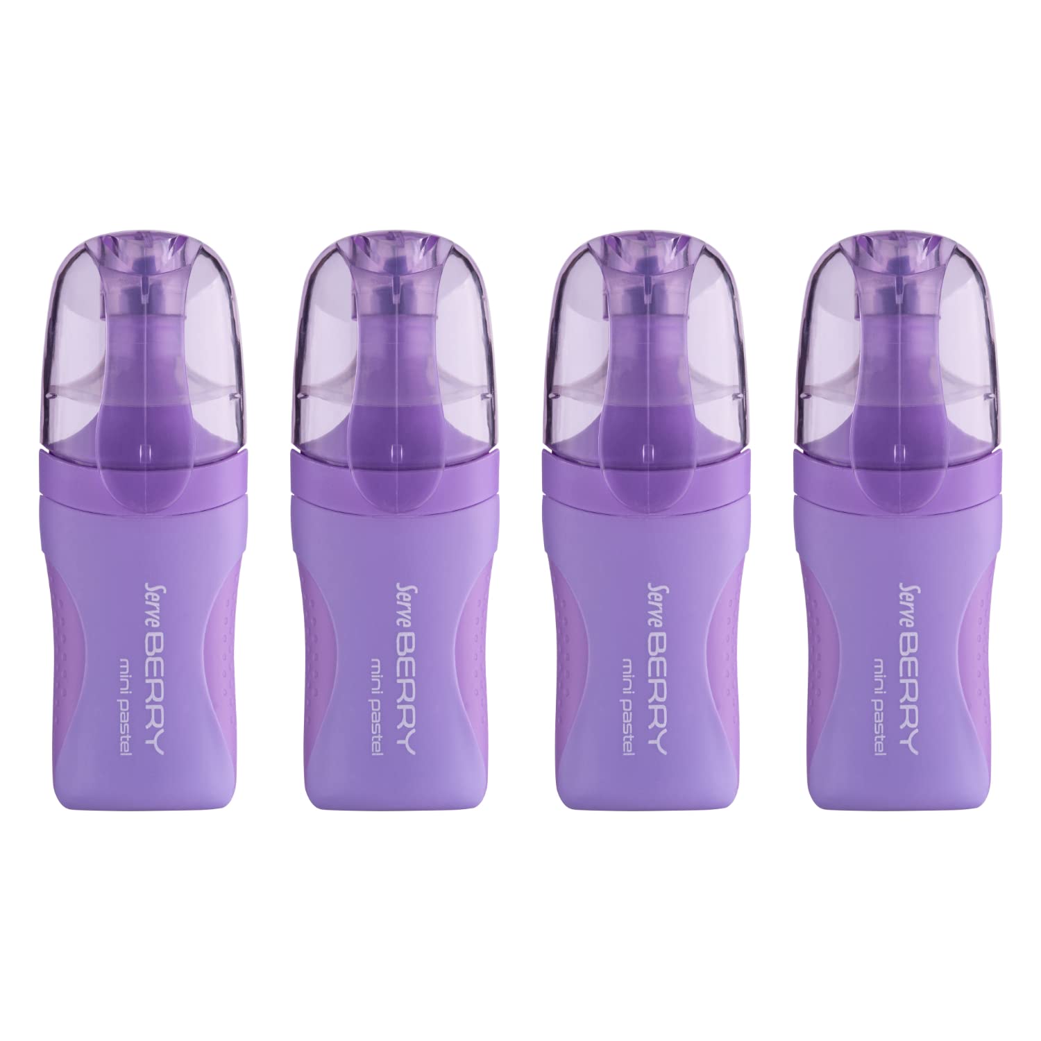 SERVE BERRY MINI FOSFORLU KALEM PASTEL LAVANTA 4LU SET