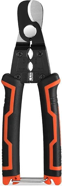ValueMax 7 Inch Wire Stripper, Cable Cutters, Jacket Removal Cable Stripper, Wire Cutter for Copper, Aluminium Solid and Standard Wire, 4 in 1 Electrical Wire Stripper Tool