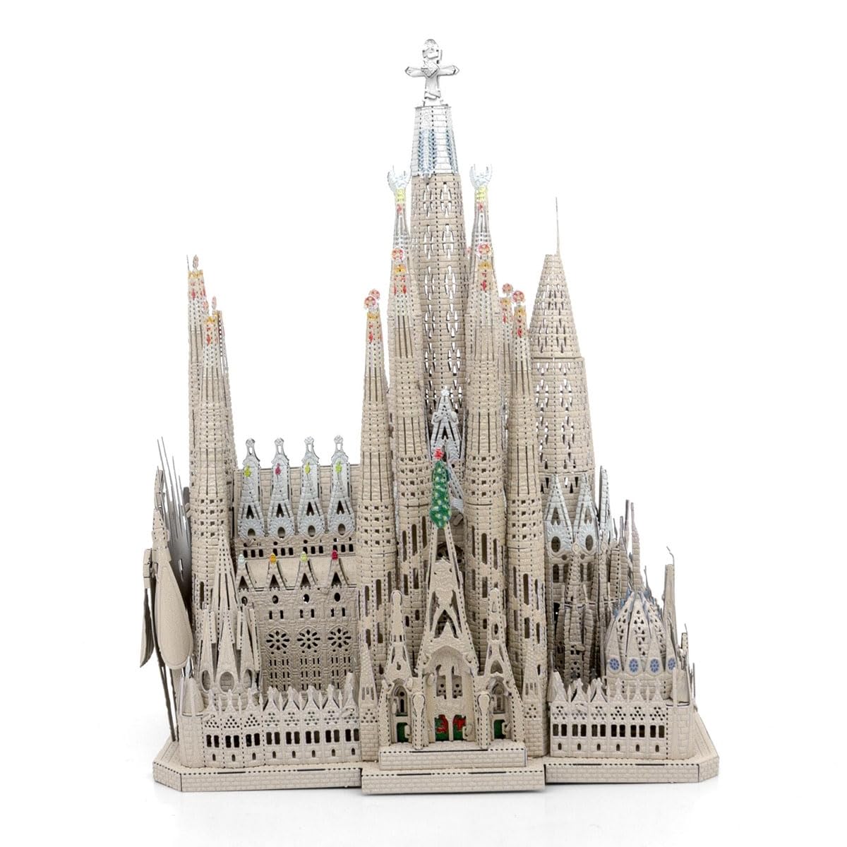 Metal Earth 3D Metallbausatz Bauwerk Sagrada Familia ab 14 Jahre | Präzise lasergeschnittene Metallteile zum Zusammenstecken ohne Klebstoff. Detailreiche Modelle mit bebilderter Bauanleitung