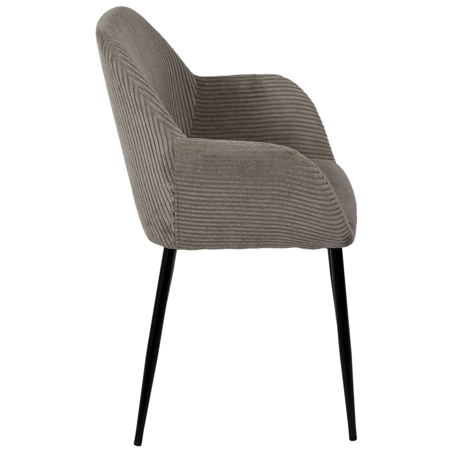 Lot De 2 Fauteuils Côtelés Scott Terracotta – Confort Cocooning Et Design Élégant Moderne | HOME DECO FACTORY