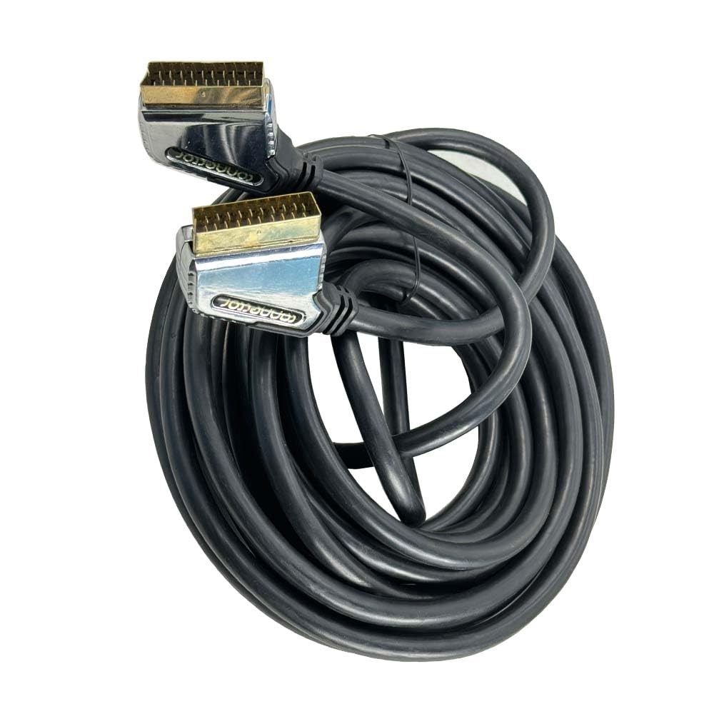 Cable Scart a Scart largo de 10 m, 3 m y 1,5 m, cable Scart RGB, cable Scart macho a macho for TV, DVD, STB y monitor.(0.7M)