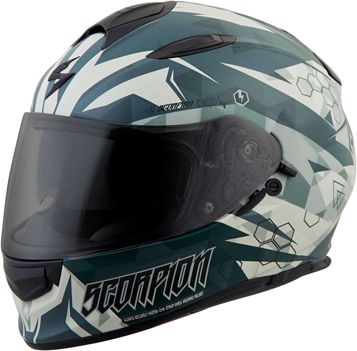 ScorpionExo Unisex-Adult full-face-helmet-style EXO-T510 Helmet (Green,Small), 1 Pack