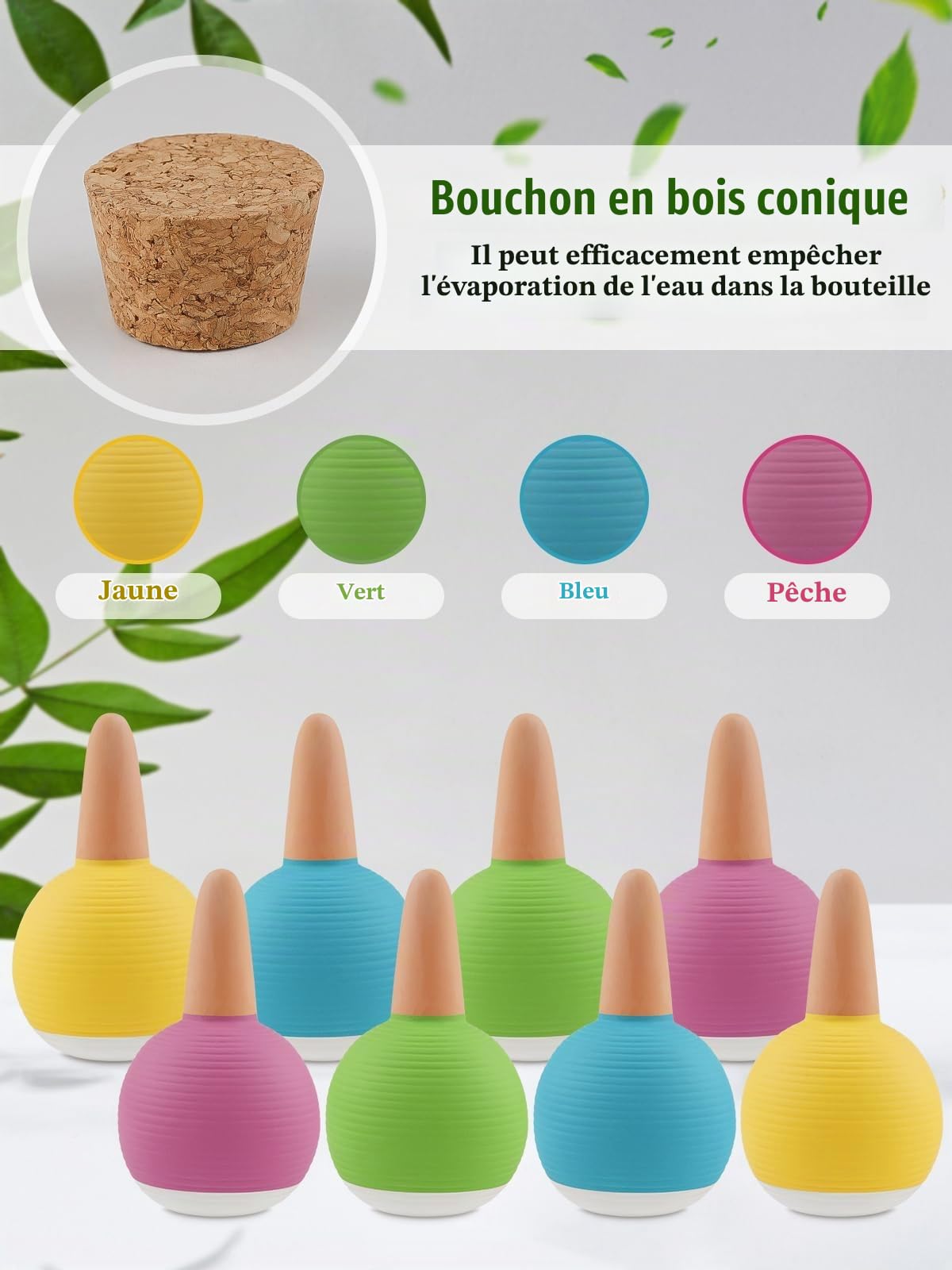 Kalolary 8 Pcs Irrigation Goutte à Goutte Kit 4 Couleurs | Grands Globes d'arrosage pour Plantes, Pointes d'arrosage Systèmes D'irrigation Automatique pour Plantes Jardin, Extérieur