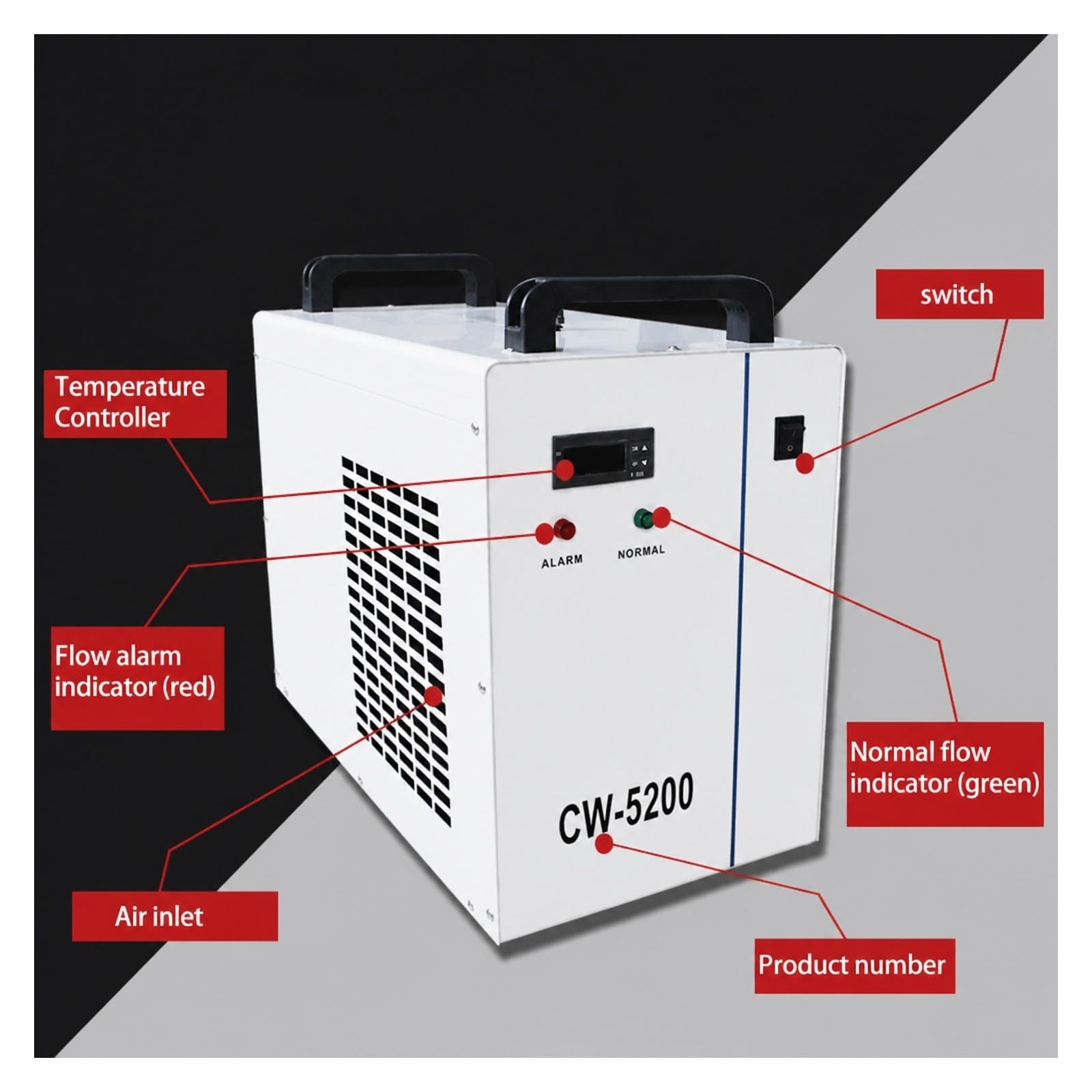 CW-5200 6L Refrigerante Industriale Ad Acqua