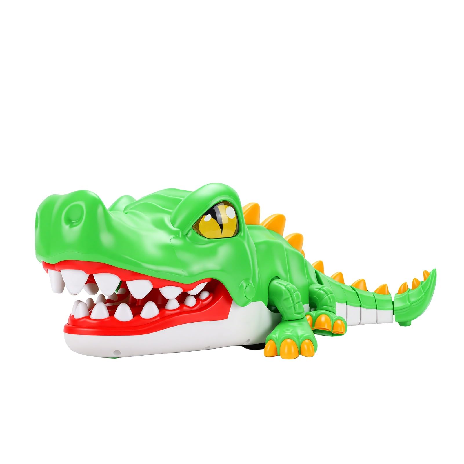 Sxhlseller Juguete de Cocodrilo con Control Remoto para Niños con Spray y Efectos de Sonido, Juguete Electrónico Realista para Gatear, Cocodrilo RC de 2,4 GHz, Robot Interactivo con Movimientos