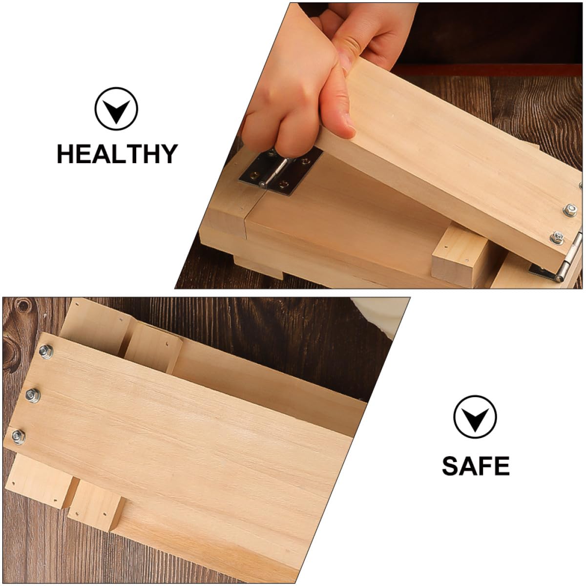 Cabilock Molde De Prensado De Prensa De Masa De Madera Para Hacer Albóndigas Herramienta Para Prensar Masa Máquina Para Hacer Dumplings Utensilio De Cocina Cocina
