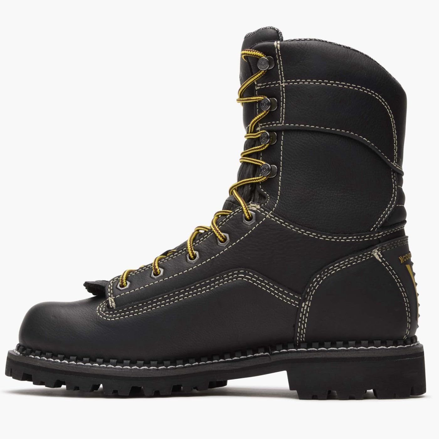 Georgia Boot Men's AMP LT Logger Waterproof Low Heel Work Boots