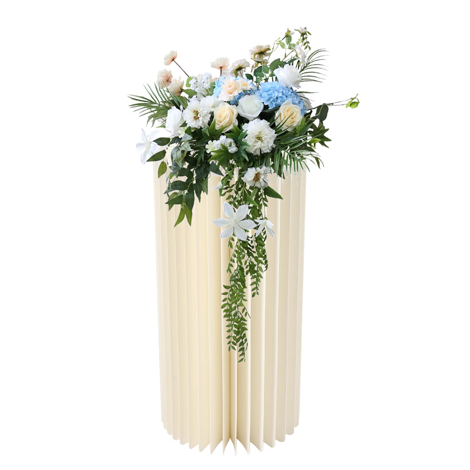 3 stuks bruiloft middenstukken kartonnen vazen 40 cm 60 cm hoog 80 cm hoog bloemenstandaard cilinderbloem vaas bloemen standaard voor feesttafels decoraties
