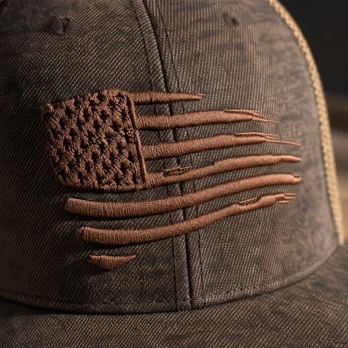 Image of ARIAT Men's Snapback Flex Fit Small Shield Logo Cap