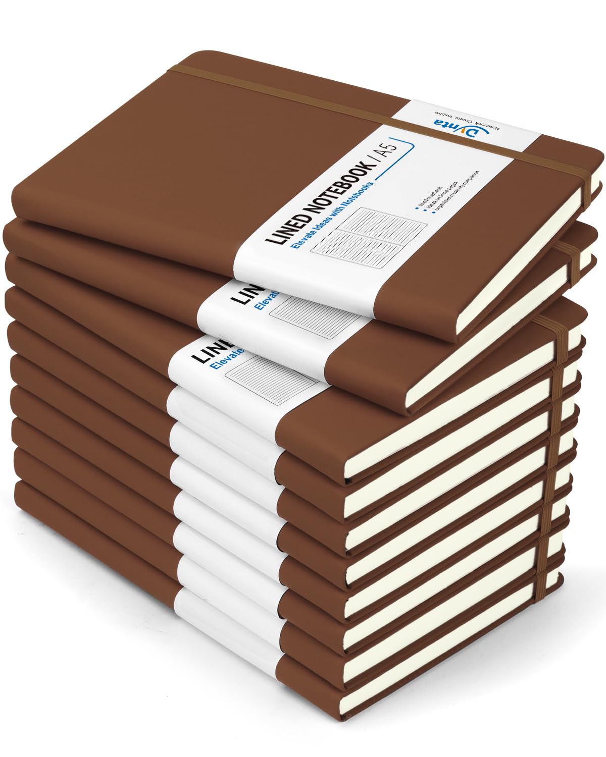 Carnet de notes A5 couverture rigide Dynta au papier ligné premium