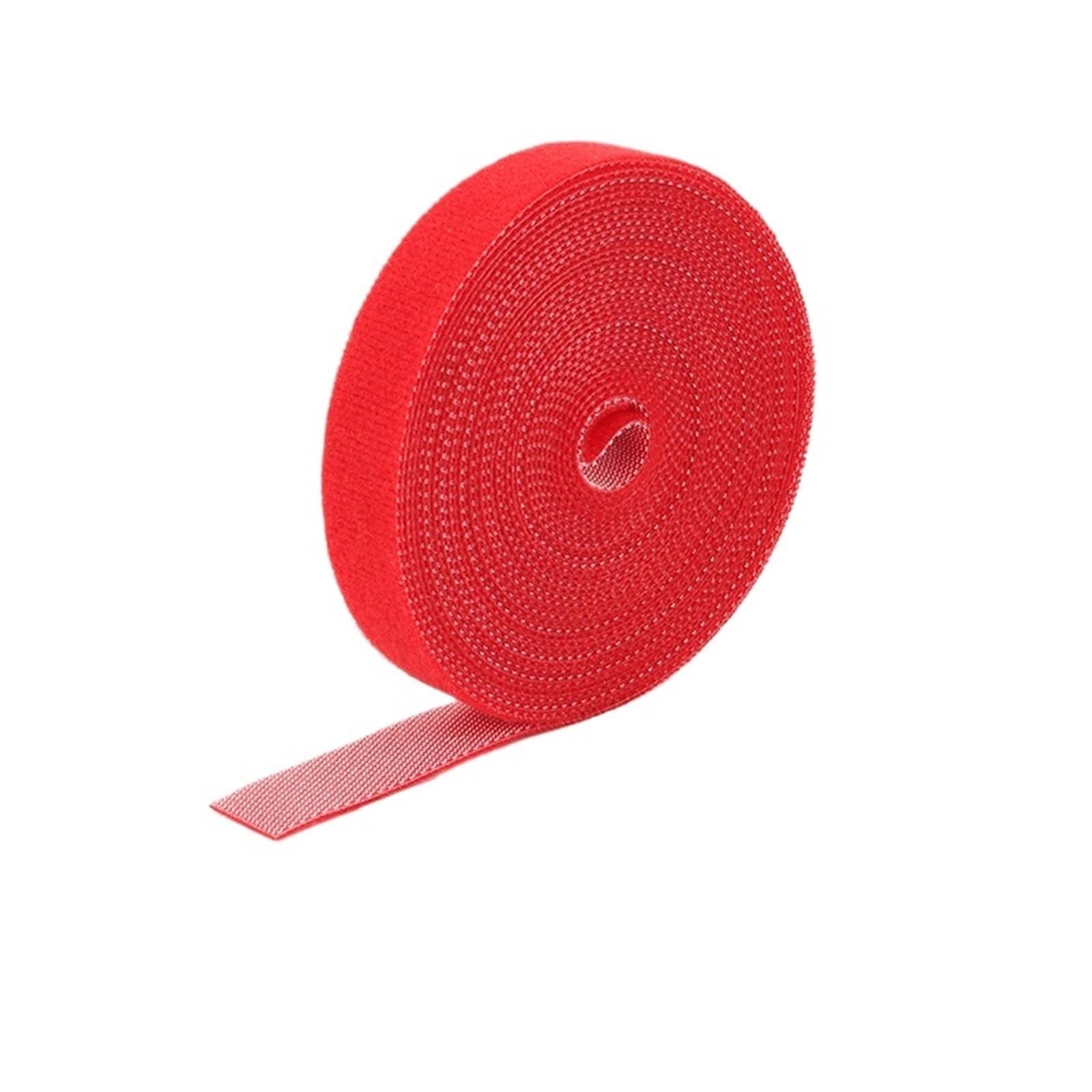 Yangshe Red Reusable Nylon Cable Ties Organizer, Adhesive Fastener Tape For Wires Management