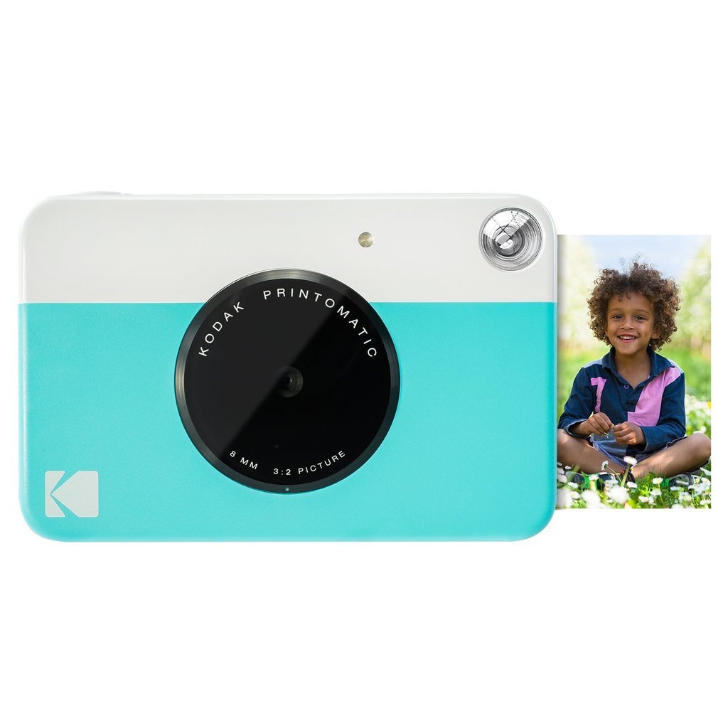 KODAK Appareil Photo Instantané Printomatic Coffret Basique + Papier Zink + boîtier Deluxe + Courroie Confortable à Mettre Autour du Cou & Papier Photo Zink Premium 2x3 Pouces