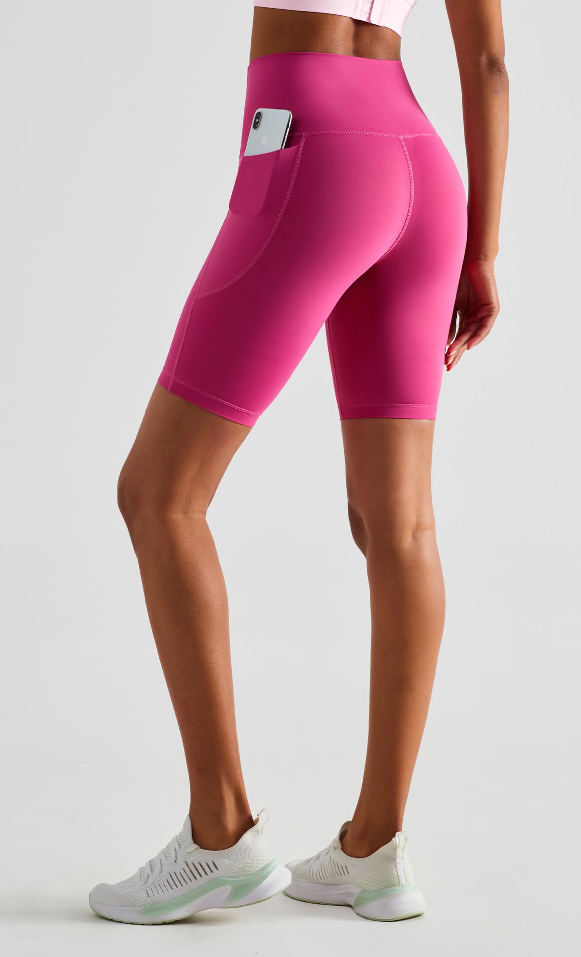 Legginsy damskie spodnie do jogi z wysokim stanem, wygodne, sportowe legginsy rowerowe i do biegania z kieszeniami