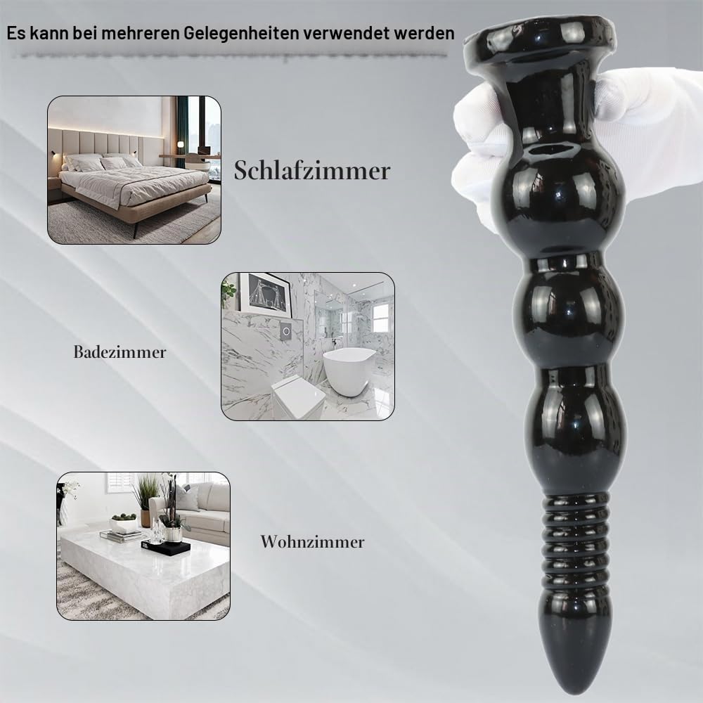 Jixaxe Riesen Analplug Analkugeln Mit Intervallperlen und Spiralperlen Analdildo mit Saugnapf Dildo Butt Plug Anal Prostata Massage Masturbator Fisting Erotik Sex Spielzeug für Frauen Männer Paare (L)