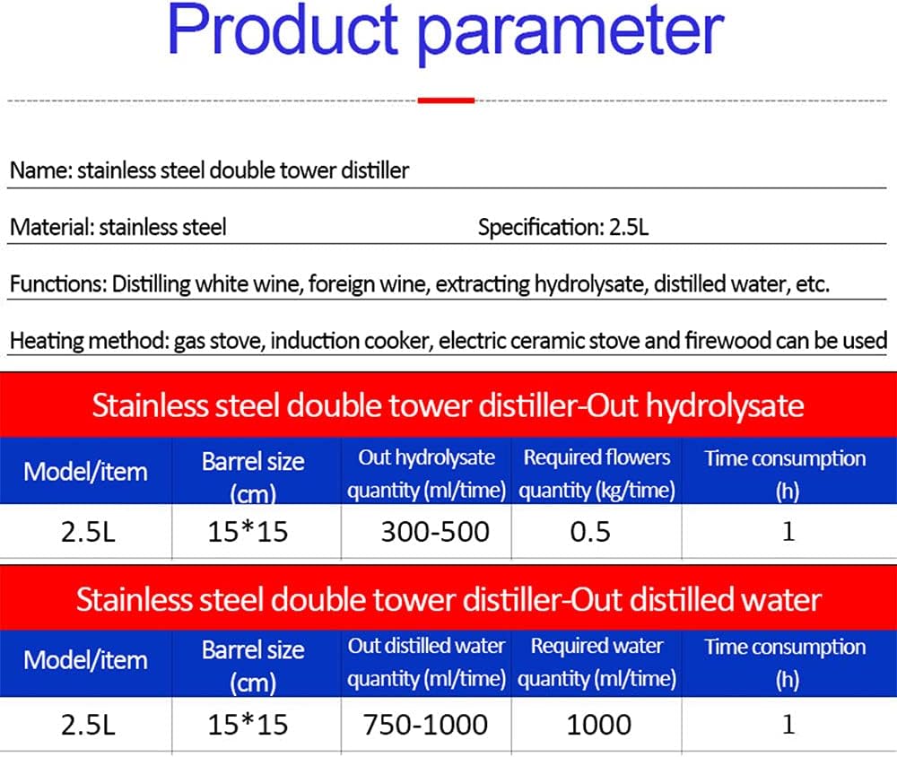 Alcohol Distiller Ethanol Maker Home Brew Still Wine Making Tools Boiler Stainless Steel Brewing Tank fermentation tank (35L)