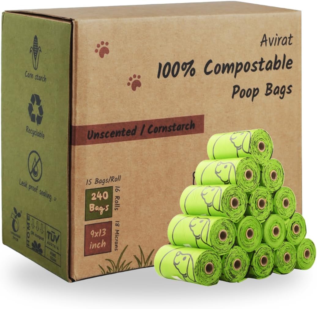 Compostable Dog Bags Certified Compostable Dog Poop Bags - 270