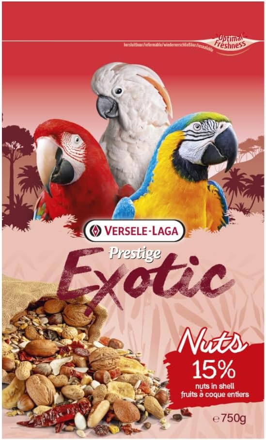 Versele Laga Premium Exotic Nut, Seeds, Grain Mix Treat for Parrots 750gm