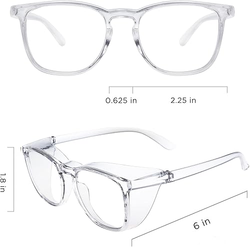 Miniatura 2 de JOO'RTI Gafas de seguridad antivaho, gafas antiluz azul, protectoras contra el polvo para mujeres y hombres