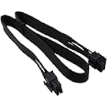 COMeap CPU Cable for Seasonic PSUs, PCIe 8 Pin Male to CPU 8 Pin (4+4 Detachable) Male EPS-12V Motherboard Power Adapter 25-inch(63cm)