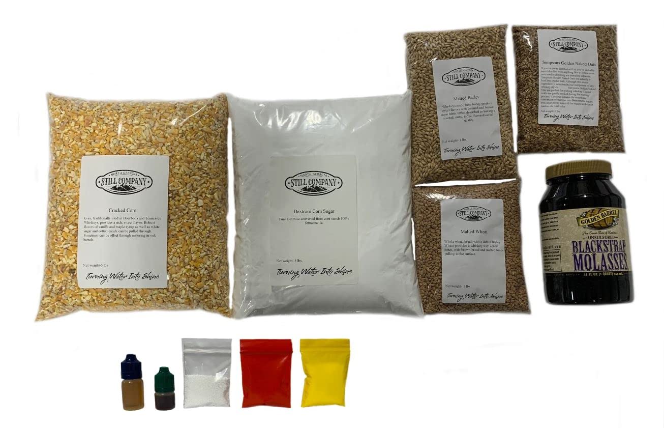 North Georgia Still Company's Moonshine Sweet Feed Fermentation Kit 5 lbs. with Liquid Enzymes