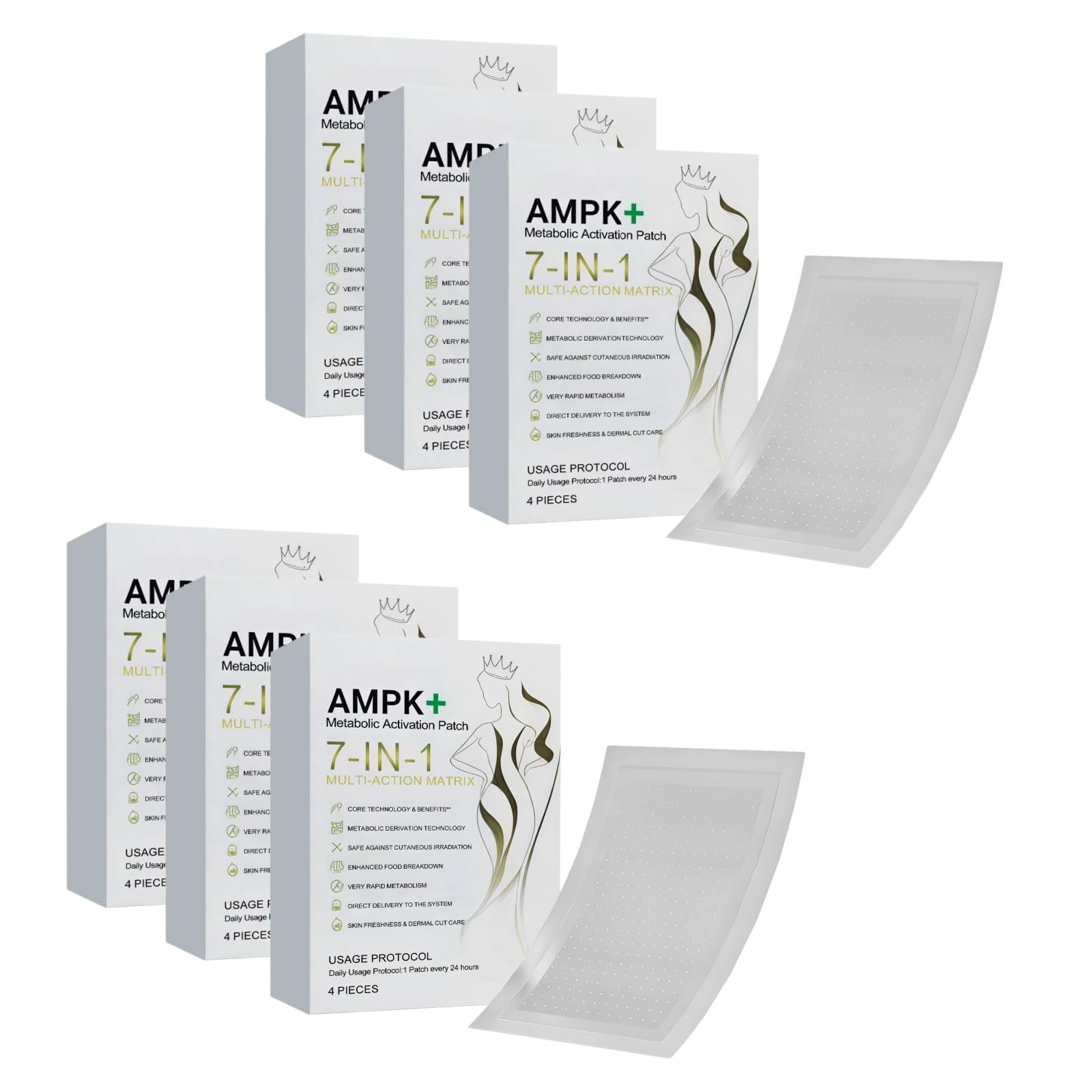 Plaster 7 w 1 nano-mikroneedle, ujędrniający skórę, naturalne składniki, miękki, skuteczny, wygodny w aplikacji, odpowiedni dla obu płci