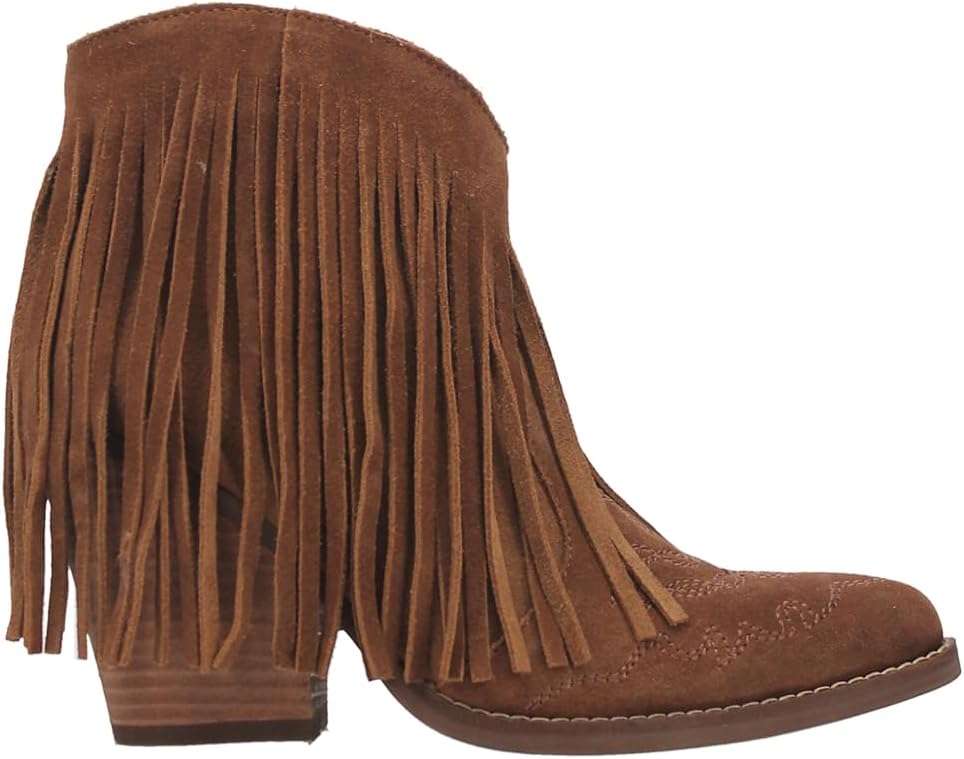 Dingo Women's Bootie - Snip Toe Leather Design
