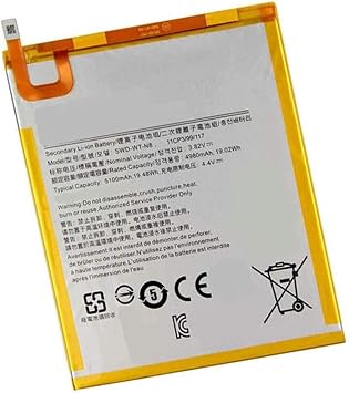 3.82V 5100mAh Replacement Battery SWD-WT-N8 Compatible with Galaxy Tab A T290 T295 SM-T290 SM-T295C