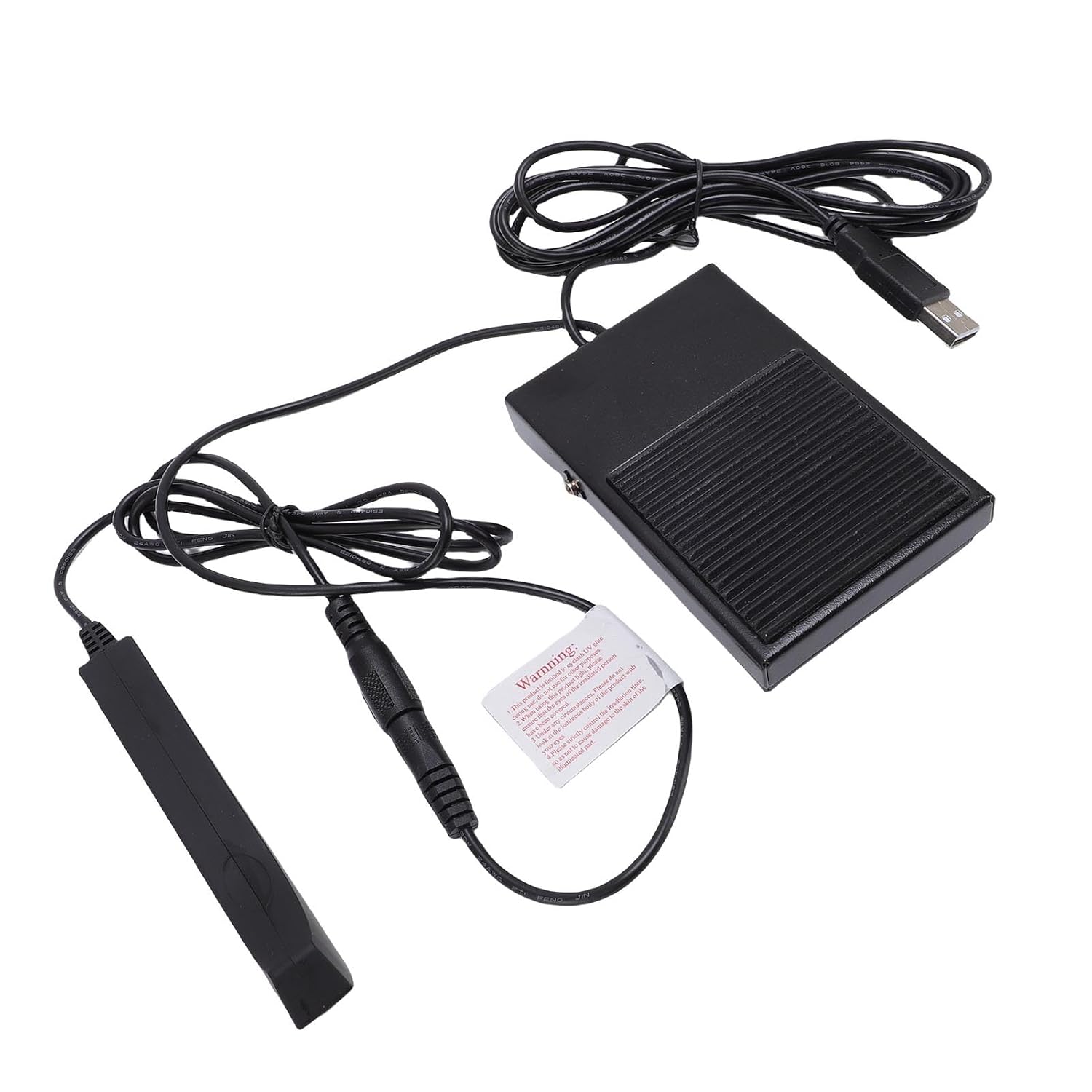 5W Lash Light Fast Curing 395-400nm, Aluminum Alloy, Foot Pedal, Eyelash Extension Nail Art UVs LED Craft Lamp with Control Switch, Multifunctional Tool