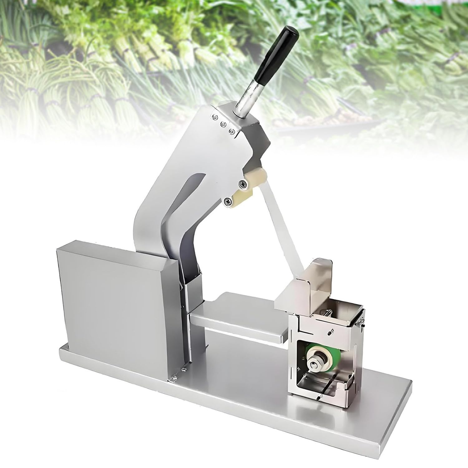 ZenHailure Compact Semi-Automatic Vegetable Tying Machine,Equipped with Return Spring and Adjustable Worktable,Easy Operation,Farmers Markets and Vegetable Processing Workshops