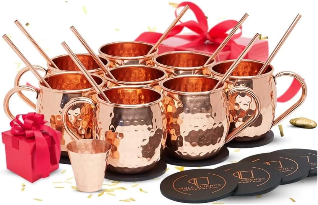 Tazas de Moscow Mules