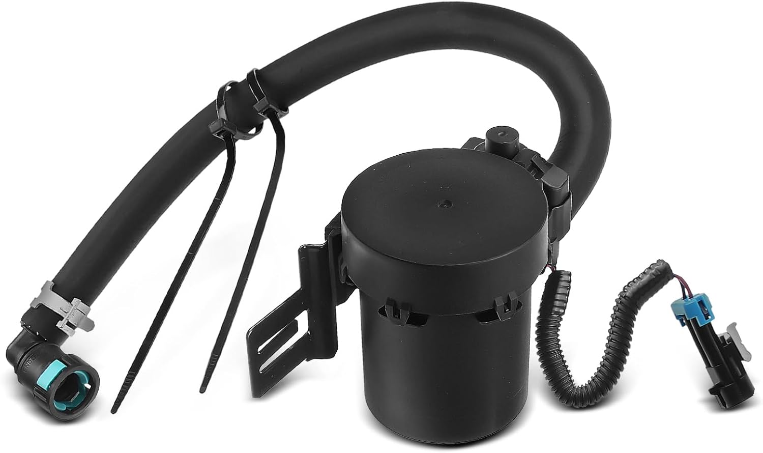 A-Premium Vapor Canister Vent Solenoid Valve with Hose Compatible with Chevrolet Colorado & GMC Canyon 2004-2012 & Hummer H3 2006-2010, H3T 2009-2010, Replace# 20907779, 15136020