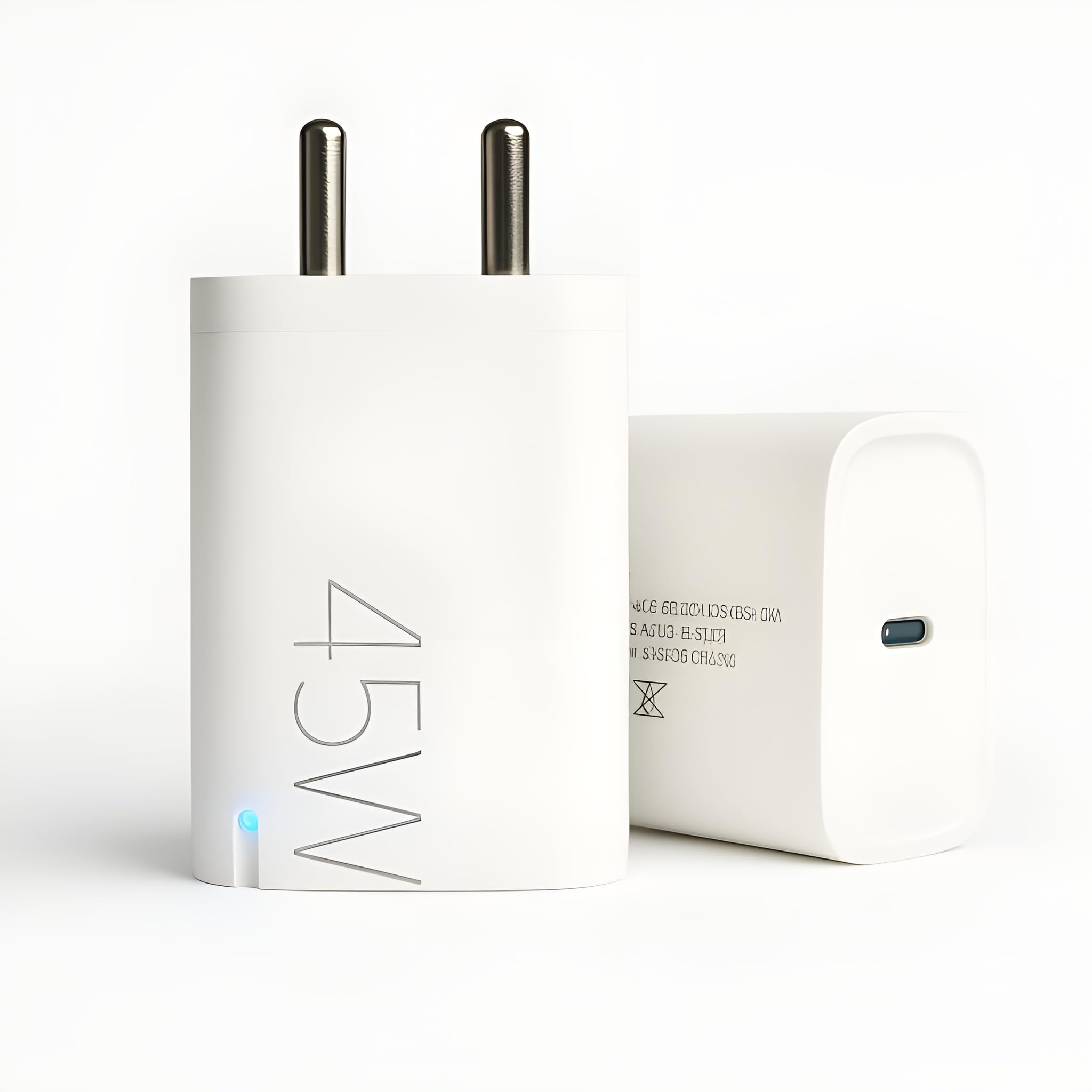 45w C-Type Super-Fast Charging Power Adapter for Laptop | MacBook | Tablet | iPad |Chrome Book | Google | Samsung | Xiaomi | Nothing | Honor | Other USB-C PD PPS Technology 45 w Charge Support, White