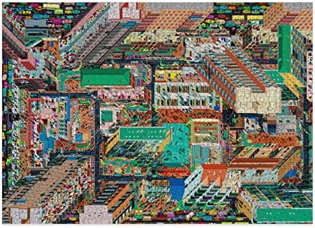 Cloudberries Metropolis - Detailed and Challenging 2000-Piece Jigsaw Puzzle for Adults with Cool 3D City Map and Architecture Theme