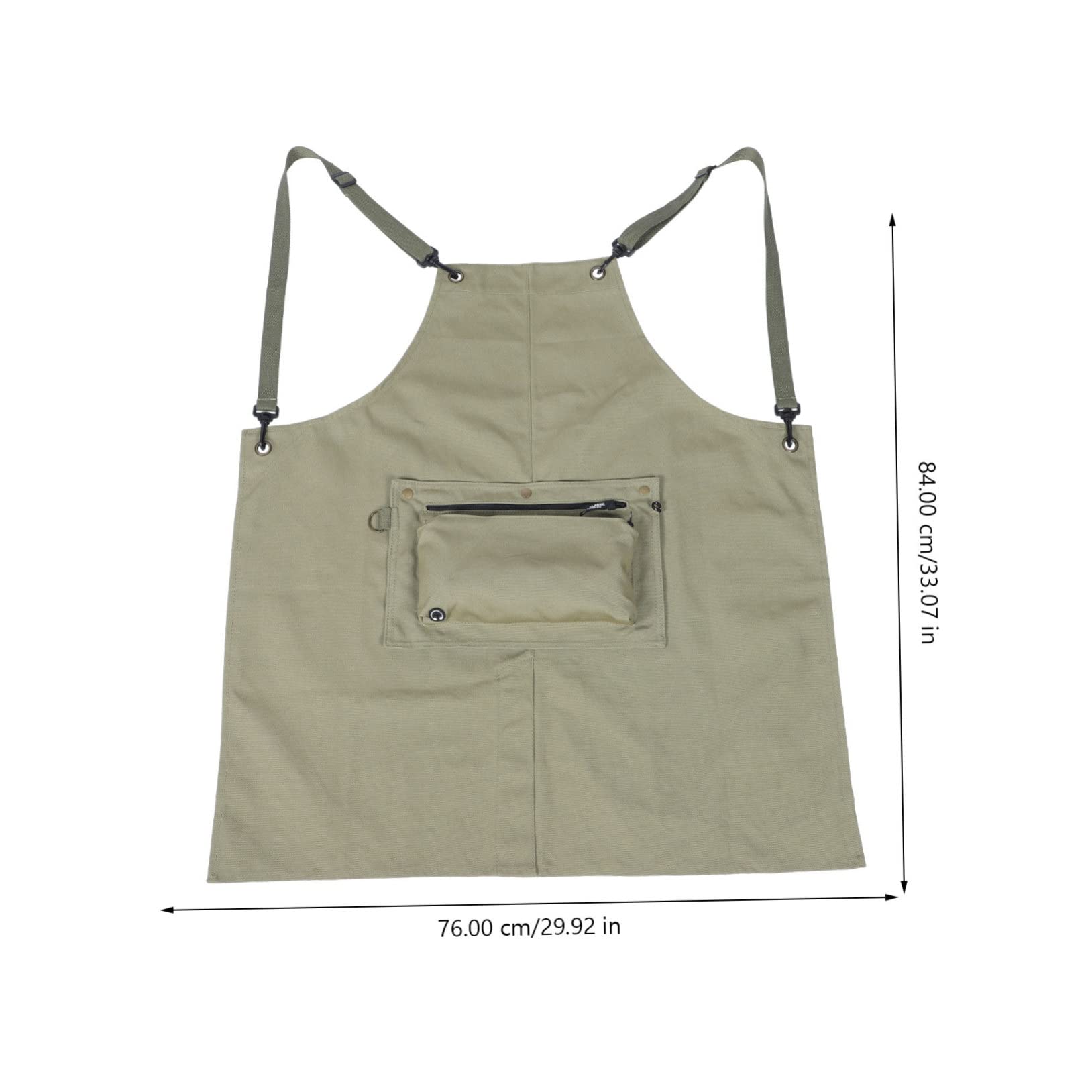 Backschürze für die Küche für den einzug sichschutz standreibe Farbecht ziernieten grinds Tragenresistente Schürze elegante schürze Haushaltsschürze Baumwolle Dark Grey