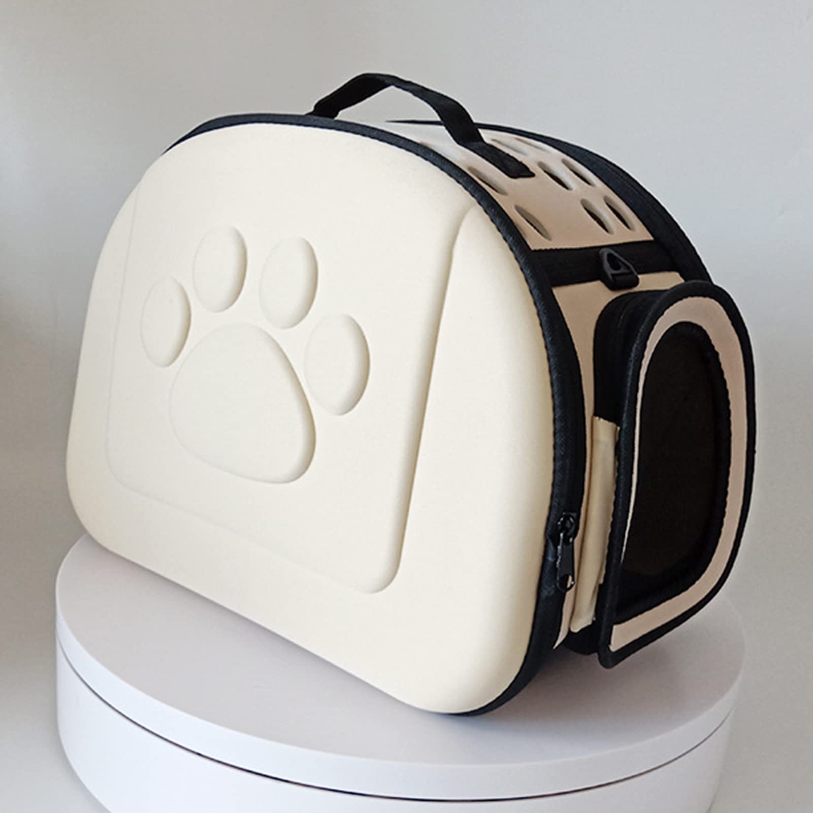 Generic Bolsa de Transporte de Mascotas, Mano de Obra Impermeable Portátil Resistente a Impermeable Resistente a Improvisación Portátil a Improvisación Al Agua, con Correa para la (Sin Patrón