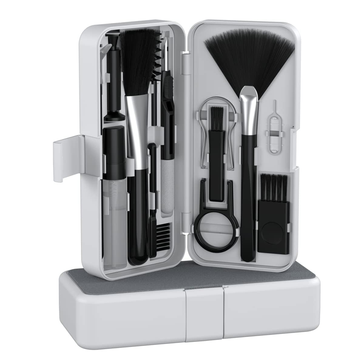BESTAQUA Multi-Functional 18-in-1 Smart Cleaning Kit Tool Set| Cleaning Pen, Spray, Super Fiber Cloth, Brush, Key Puller for Earbuds, Camera, Mobile, Tablet, Laptop, Keyboard, Electronic Gadgets (B0CLXTWRRF) Amazon Price History, Amazon Price Tracker