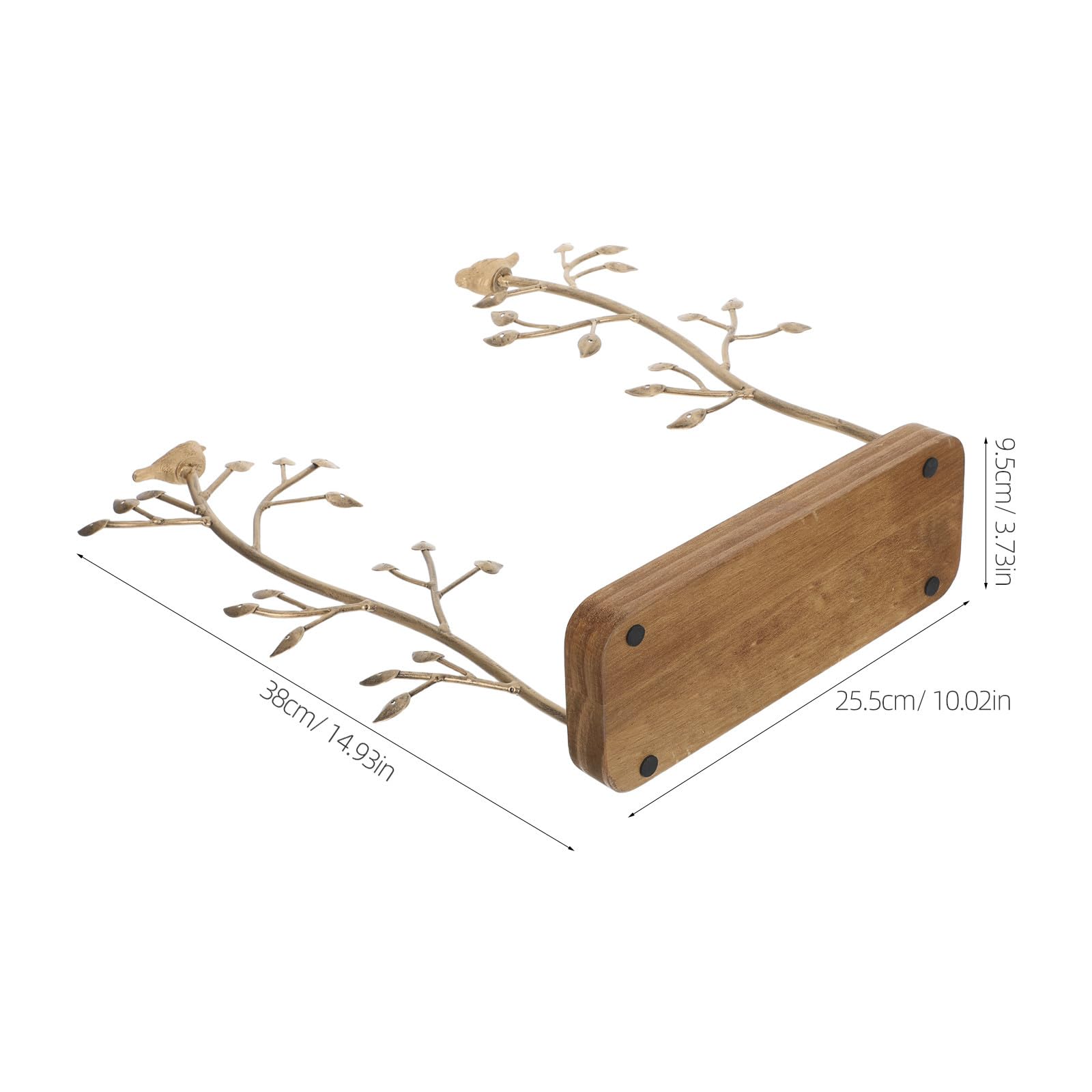 Schmuckständer für Design Eisen und mit Stabiler Schmuckhalter als Dekoratives Accessoire Halsketten und Armbänder im Schlafzimmer