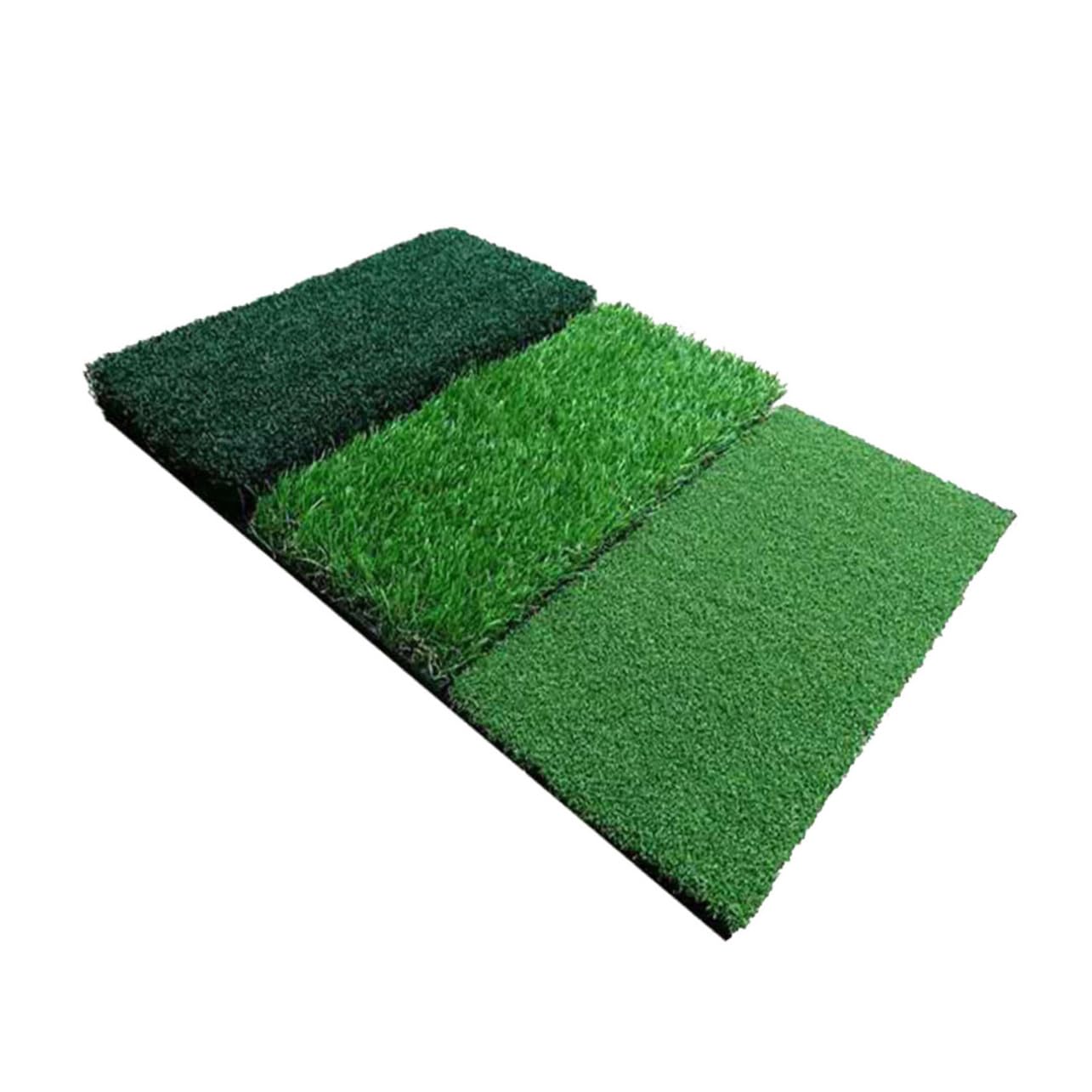 KICHOUSE 1Pc Golf Hitting Mat Combined Long Short Grass Practice Equipment Durable Design for for Beginners and Enthusiasts