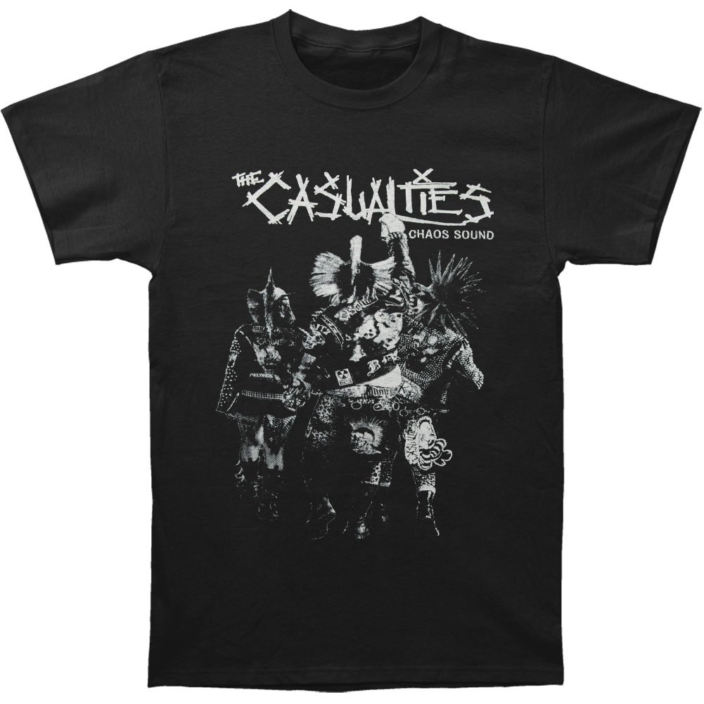 Casualties Men's Chaos Sound T-Shirt Black