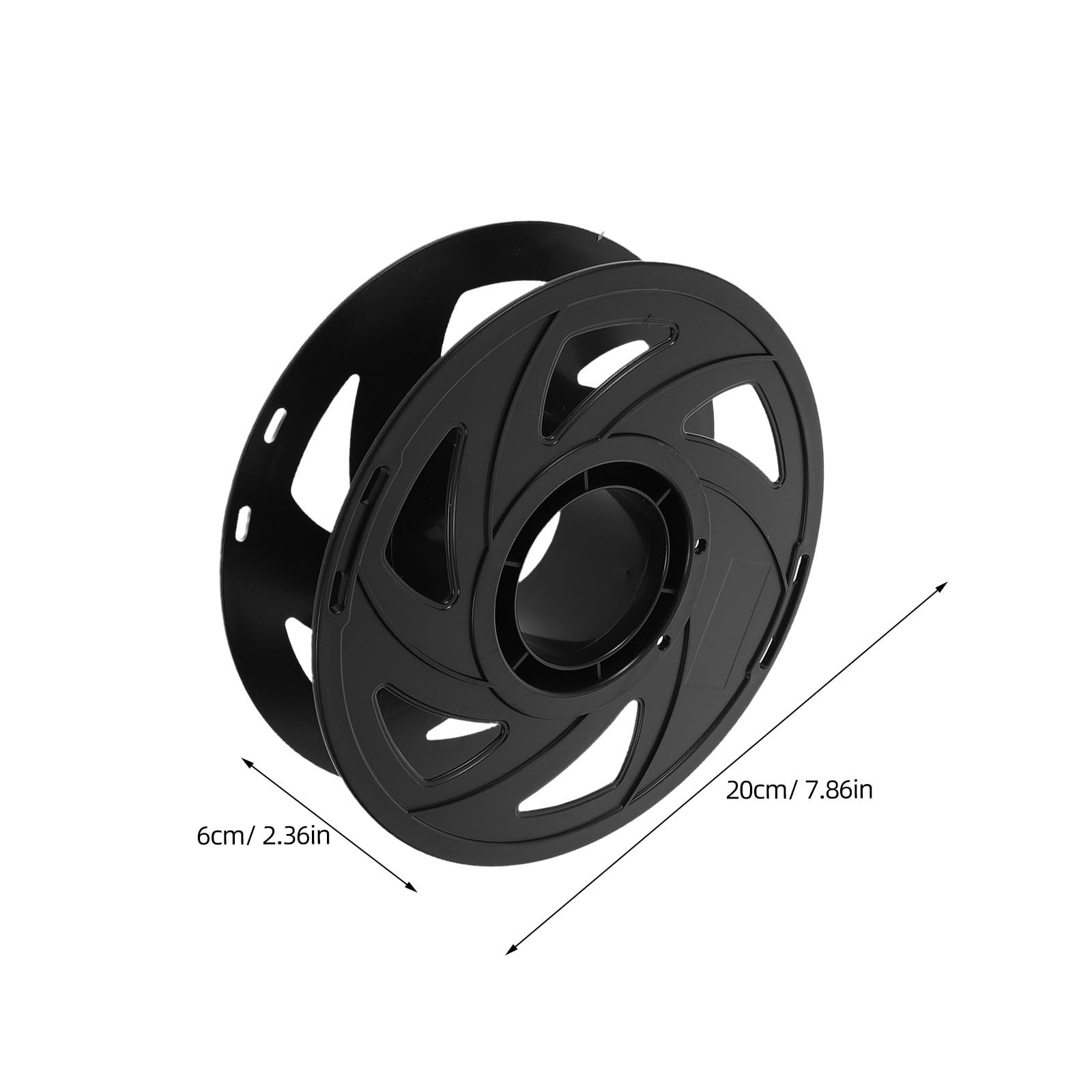 Ipetboom Carretes de Filamento para Impresora 3D Vacíos, Paquete de 6 Piezas de Plástico Desmontable, Compatibles Pla, ABS y Petg, Ideales para Almacenamiento en Taller de Impresión
