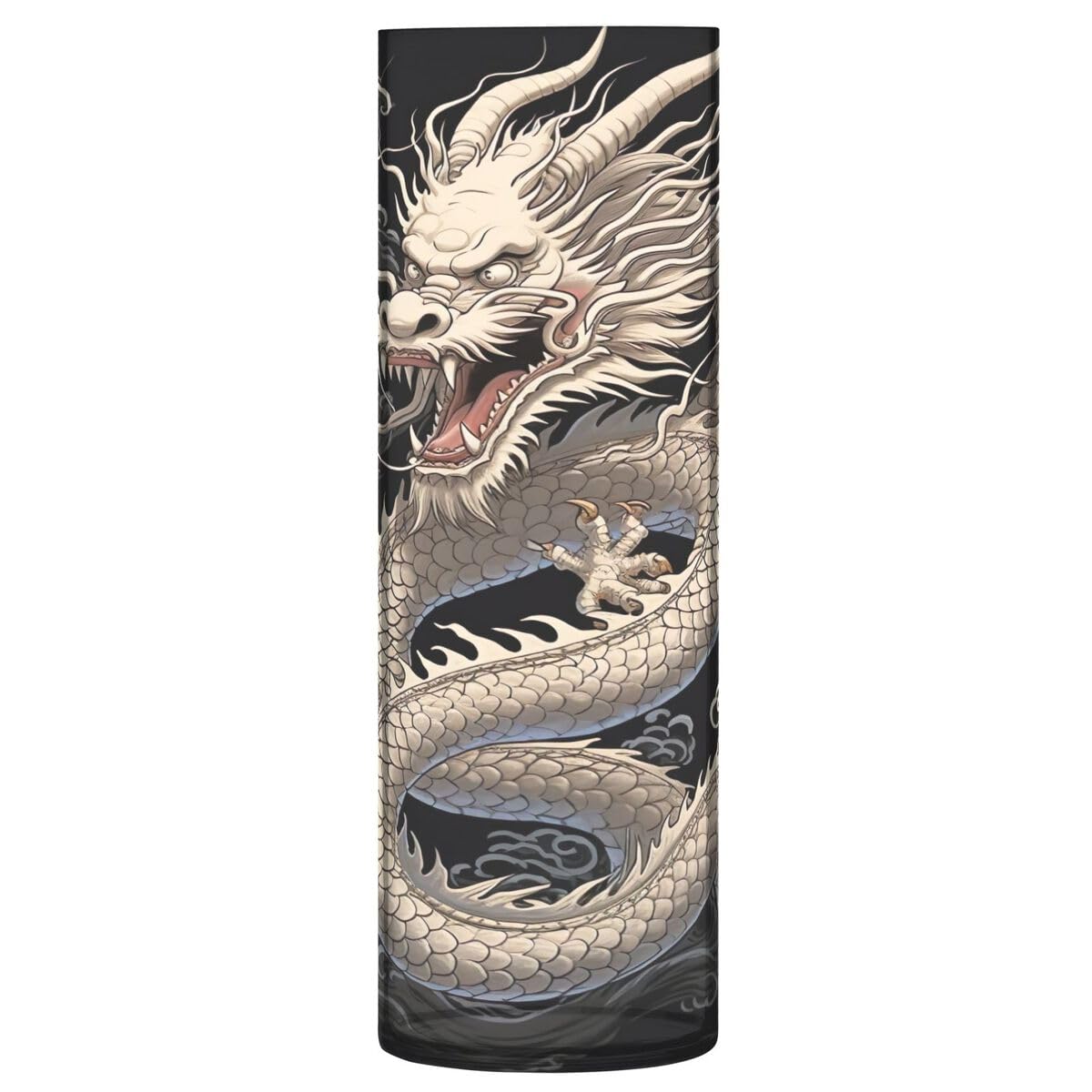 JUMBEAR Fierce Dragon Vase for Flowerse -Clear Vase Rustic Home Décor for Modern Farmhouse, Ideal Shelf,Table & Entryway Decor