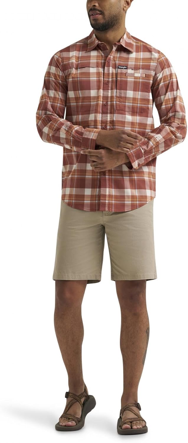 ATG Mens Long Sleeve Hike to Fish Shirt