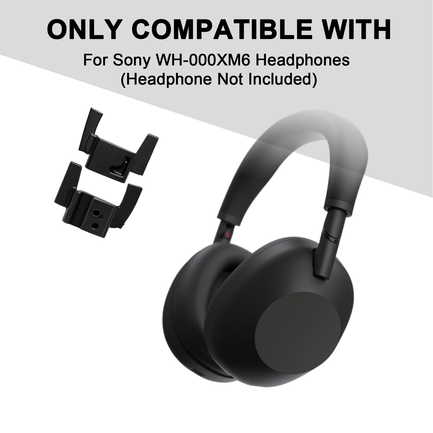 Adhiper Kit di riparazione fascia rotta per cuffie Sony WH-1000XM6, nero