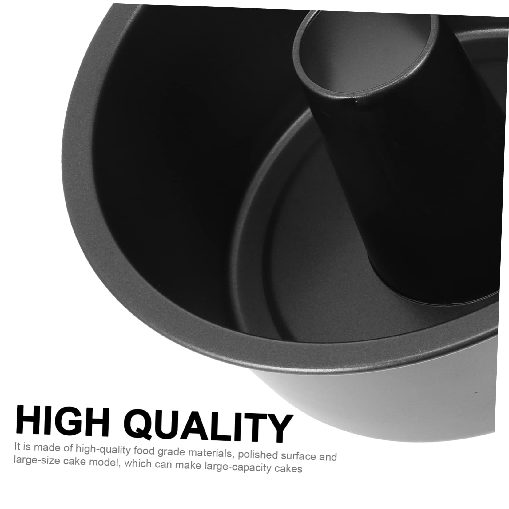 Alipis Moule à Gâteau Rond Creux Ustensile Antiadhésif Pour Cupcakes Et Pâtisserie Domestique Réutilisable Et Facile à Nettoyer