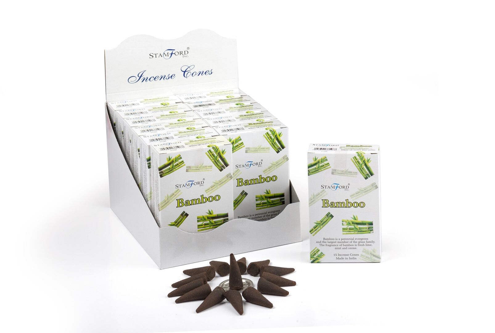 Stamford Premium Incense Cones Bamboo Incense Cones