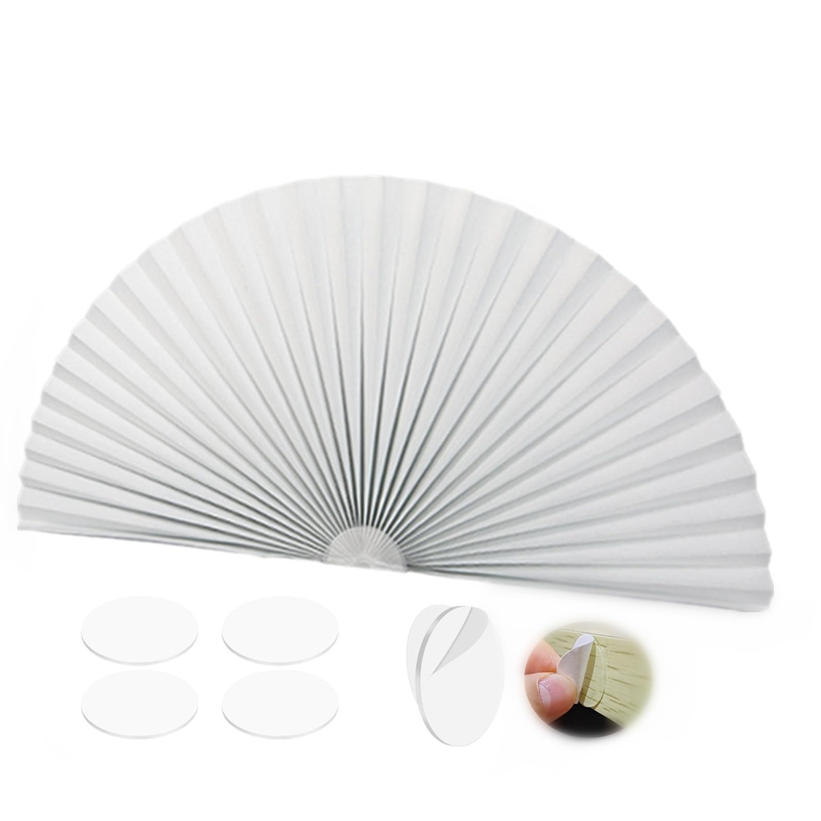 Half Moon Window Shade,Arch Window Shades Half Circle Self Adhesive Non-Woven Fabric Blinds Easy to Install Blackout for Room Kitchen Dining Room