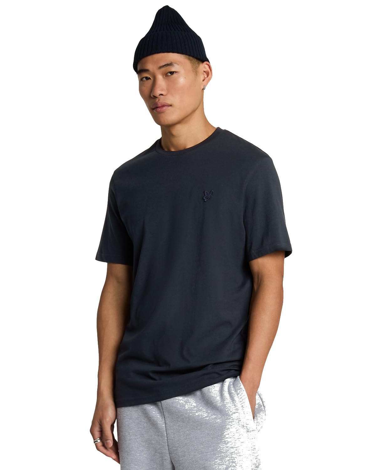 Lyle & Scott Tonal Eagle T-Shirt Navy-image