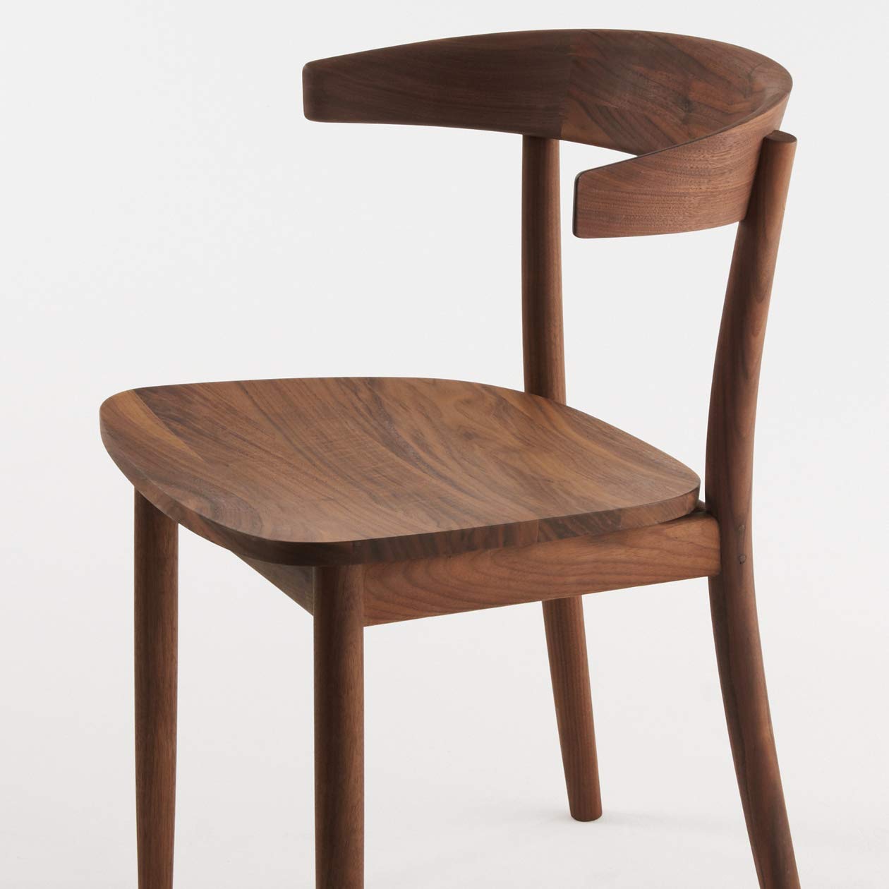 Amazon.co.jp: 無印良品 ウォールナット無垢材チェア 幅51×奥行50.5×高